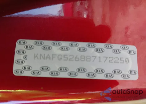 2008 Kia Rondo Ex V6 z USA, uszkodzony, nr VIN KNAFG526887172250